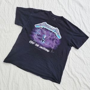 Metallica Black Logo T Shirt